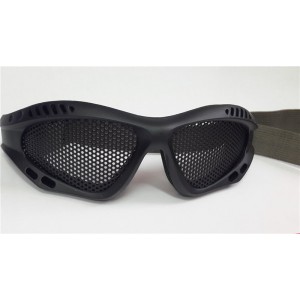 ACM Protective goggles with steel net - black